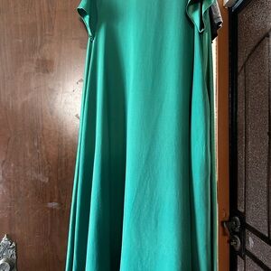 Banana Republic Green High Low Dress